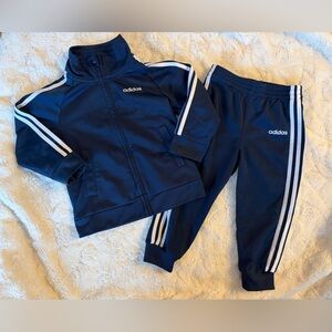 Adidas 18m Core Jacket & Jogger 2-pc Set | Navy Blue
